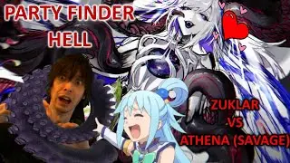 Zuklar Clears Athena SAVAGE (Party Finder)