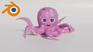 Modeling a Cartoon Octopus in Blender 4.1 | Tutorial