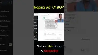 Blogging with ChatGPT | @ShahKTech 