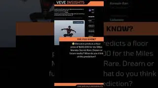 🤑 $100,000 for the Miles Morales SR? Dream or probable future?