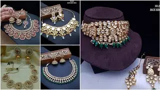 Top choker necklace designs ideas for parties|| Latest choker necklace designs-Crazy about Fashion.