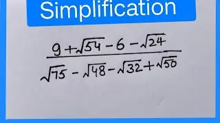Simplifying Square Roots | Full Step-by-Step Tutorial/#maths #algebra #simplification