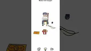 brain out level 164// make him laugh 😂