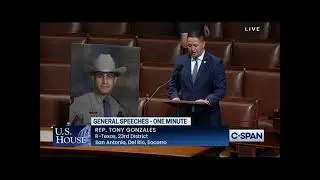Rep. Gonzales Honors Special Agent Salas on House Floor