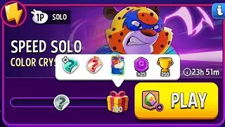Color Crystals Rainbow Energy Speed Solo Challenge / Match Masters Solo Challenge Today