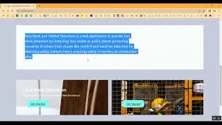Face Mask and Helmet Detection Using Web Cam in Python Projects