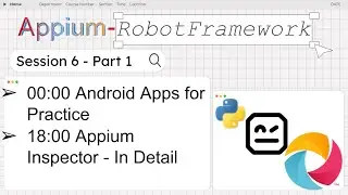 6.1 Appium - Android Apps for Practice, Appium Inspector - In Detail