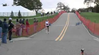 Katie Barry winning the Brooksie Way 5-K in Michigan