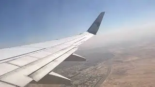 Egypt Air B737-800 takeoff from Cairo
