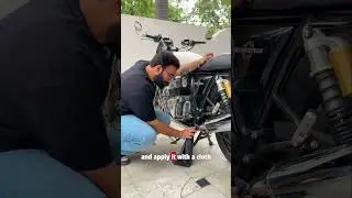 Remove stains from chrome! Using a metal polish!