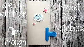 SPED UP | *FINNISHED POCKETPAGE NOTEBOOK SHARE* | dealing with sad memories | funeral