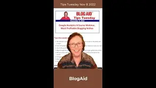 Tips Tuesday &ndash; Google Analytics 4 Course Webinar, Most Profitable Blogging Niches