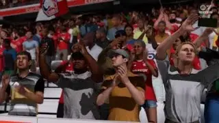 Un partido de la liguea 1 modo carrera fc25