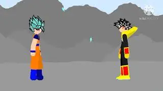 SSJGSSJ Goku VS Baby Vegeta