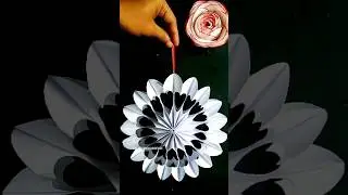 #Paper #craft #waste #paper #ideas #wallhangingdecoration #homedecoration  #handcraft #youtubeshorts
