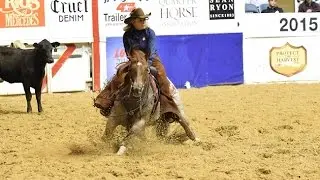 Lindy Burch and Adelle - Reserve Champions 2015 NCHA Super Stakes