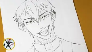 How to Draw Naoya Zenin Step by Step – Naoya Zenin Drawing Tutorial | Easy Anime Guide