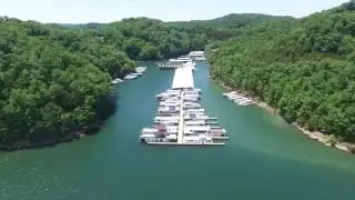 Aerial Video of Dale Hollow Marina in Celina Tn