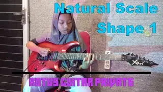 Natural Mode - Shape 1 - Zabeth - Rotus Guitar Private
