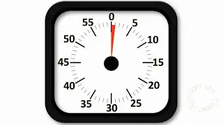 1-minute visual timer