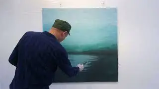 Weite Landschaft - die Lasuren und Sfumato Technik