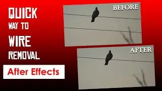 VFX - Easy way to wire removal _ After Effects
