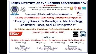 FDP on Emerging Research Paradigms: Methodology, Analytical Tools, and AI Integration @ Day 2