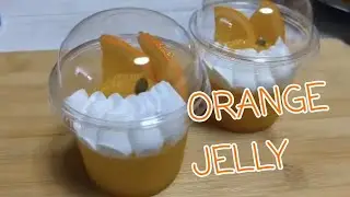 HOW TO MAKE ORANGE JELLY | GOOD FOR THE SUMMER | #DESIREEKSEASYANDTASTYRECIPE #DESSERT #