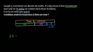Problème d'addition en plusieurs étapes