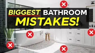 10 ошибок в дизайне ванной комнаты, о которых вы ПОЖАЛЕЕТЕ