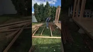 Backyard Shed Extension Build