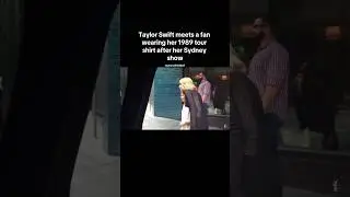 taylor surprising a fan on the street 🥹