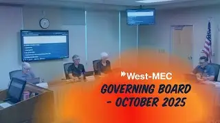 West-MEC Governing Board Meeting, October 2025