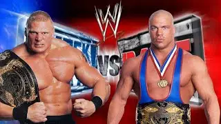 Scott Jay's WWE Smackdown vs Raw Definitive Edition Matches   Brock Lesnar vs Kurt Angle