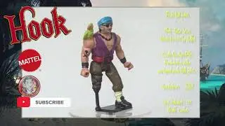 Pirate Bill Jukes -  Hook - 360 view - Mattel Vintage