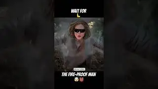 1000&deg;C vs One Man 🌡️💀FIRE PROOF #viralshort #subscribe #movieclips #fightscene