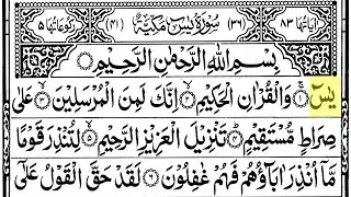 Surah Yaseen سورۃ یس ☘️Full Arabic Text 📖 HD | Sheikh Alaa Aqel | Most calming Recitation | Ep42
