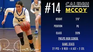 #14 Caleigh McCoy Highlights vs South Webster 12 30 2025