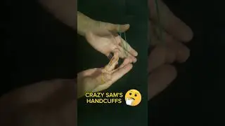 Crazy Sam's Handcuffs Tutorial #shorts #magic #rubberband