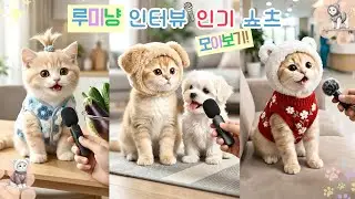 ✨루미냥 인터뷰 인기 쇼츠 모아보기1😽🎤 #웃긴고양이 #인터뷰 #고양이 #고양이인터뷰 #funnycats #catinterview #喋る猫 #猫 #猫動画