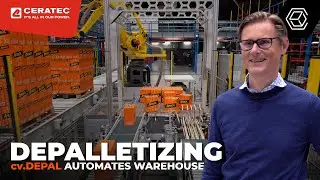 Depalletizing robot for beverages & cartons 🦾 Success Story: celluveyor DEPAL automates warehouse