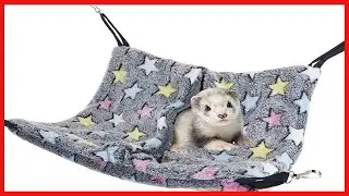 Niteangel Hanging Hammock Nap Sack Swing Bag Pet Sleeper for Ferret Rat Sugar Glider and Other Small