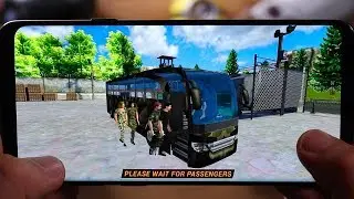 Army Bus Driver US Soldier Transport Duty 2019 - Android Gameplay 1080p