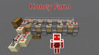 Minecraft 1.15+ Honey Farm Tutorial | DerRotstein