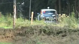 Hellendoorn Rally 2009 Olaf Pothoven en Anja Lieuwma KP 13 en Kp 16 Proef Wolves Ypelo