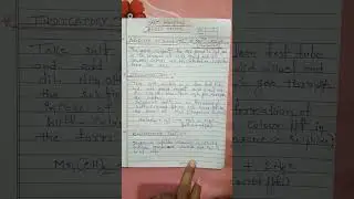 MANGANESE (Mn2+) CATION TEST | BASIC RADICAL ANALYSIS. |