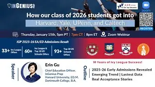 How our Class of 2026 Students Got Into Harvard, Yale, UPenn, and Caltech