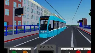Stadler Rail Tango NF2 (Linka 8) M.O.Plyn&aacute;rny - Přivoz,Huč&iacute;nsk&aacute; (Roblox) (Rails of Ostrava)