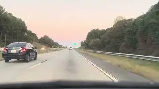 Sunset drive - Athens, GA. #driving #sunset 