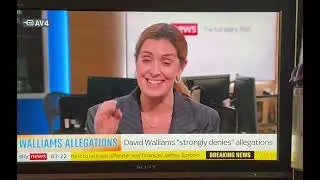 Sky News Reporter swearing when on air.